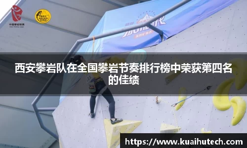 西安攀岩队在全国攀岩节奏排行榜中荣获第四名的佳绩